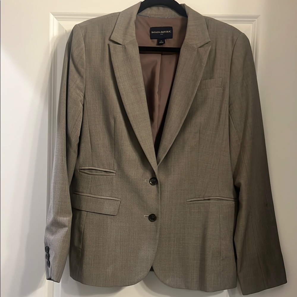 Banana Republic Tan Sport Coat Classic Style